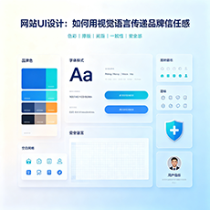 浑源建站-网站UI设计：如何用视觉语言传递品牌信任感