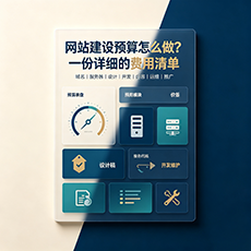 新荣建站-网站建设预算怎么做？一份详细的费用清单