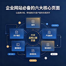 大同建站-企业网站必备的六大核心页面